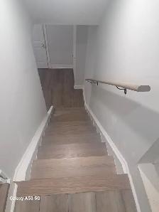 Basement Apartment partially furnished for rent in Milton, ON.