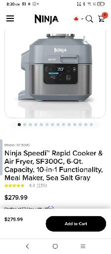SPEEDI NINJA AIR FRYER