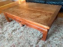 Teak coffee table