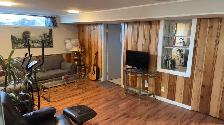 Basement furnished room in the great neighbourhood