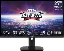 MSI G274QPX, 27' Gaming Monitor, 2560 x 1440 (QHD), Rapid IPS, 1