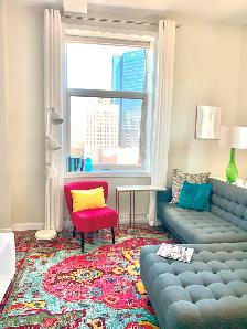 Available now: 1 BR downtown, pet friendly