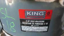 King Industrial 2HP Dust Collector