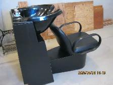 salon chair and sink