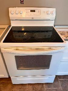 White Kenmore Electric Range