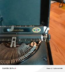 Remington rand typewriter vintage British empire product 1930