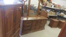 5pce Oak Bedroom Suite