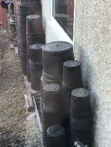 Used Soft and Hard Plastic Plant Pots