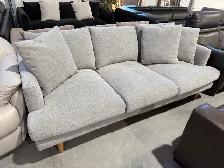 Grey fabric sofa