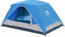 Camping Tent with Rainfly, 2/4/8 Person Tent,Waterproof Windproo