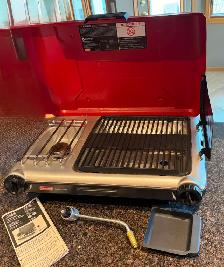 COLEMAN Propane Grill Stove - Classic 2 in 1 Camping