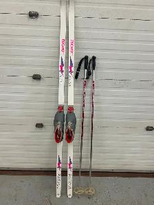 Techno Pro Patrol SNS cross country ski, boots and poles.