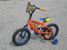 OUTGROWN BOY'S 14' TOY STORY SHERIFF WOODY WITH TRAINING WHEELS!