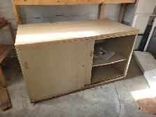 Tan metal lower cabinet for sale