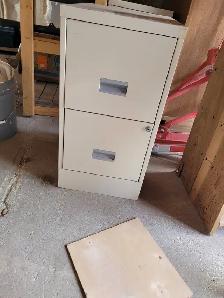 two drawer metal filing cabinet for sale