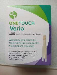 Verio one touch blood test strips