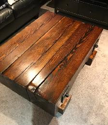 Solid Douglas Fir coffee table