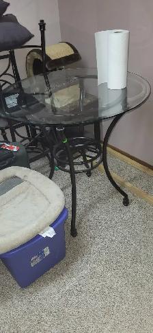 Table and chairs
