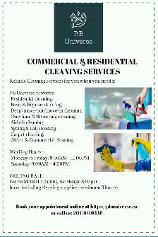 COMMERCIAL & RESIDENTIALCLEANING SERVICES