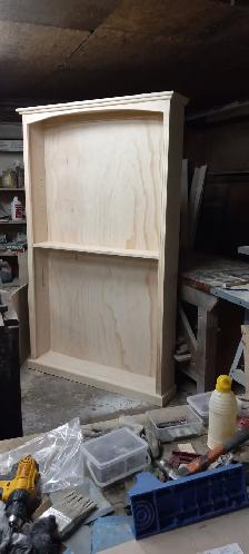 custom made bookcase / wall units