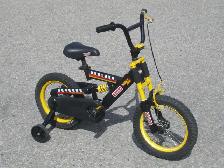 OUTGROWN LITTLE BOY'S 14' TONKA TRUCKS WITH TRAINING WHEELS!