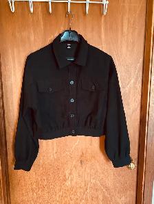 SHEIN Corduroy black jacket