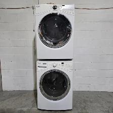 Used Whirlpool Washer Dryer set 27″ WFW81HEDW & YWED75HEFW