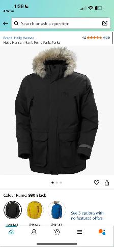2 XL Helly Hansen Winter Jacket