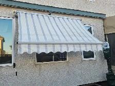 FREE - Outdoor Manual Rectractable Awning for Window, Deck, etc.
