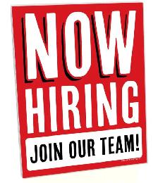 Now hiring