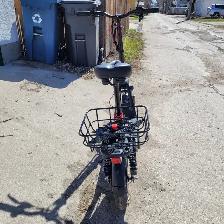 I 12 electric seated scooter