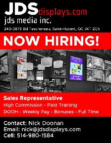Looking for Advertising Sales Representatives
