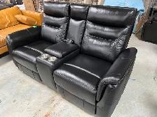 Power Reclining Leather Sofa - NEW
