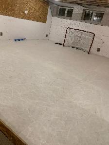 COMMERCIAL DOUBLE SIDED SYNTHETIC ICE SKATING RINK/panels