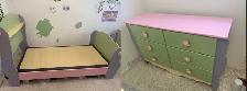 matching bed frame   dresser