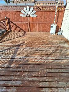looking for someone to sand deck