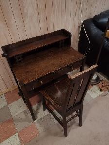 vintage desk & chair