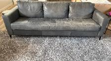 brand new all leather couch from Urban Barn