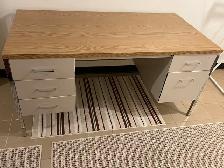 Large Metal Desk