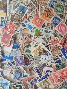 Approximately 3,800 Used Canada Postage Stamps