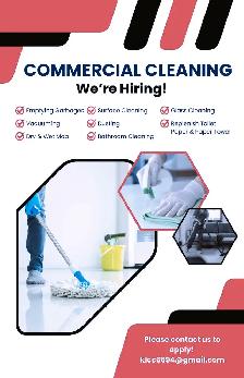 Part-Time Commercial Cleaner Needed!