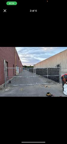 CASH WORK PUT FENCE WITH ZIP TIE