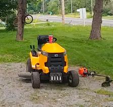 lawn mowing and yard cleanup