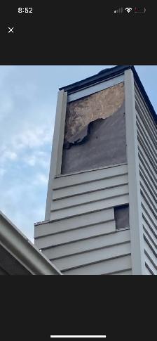 siding installer needed.