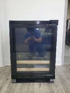 beverage center 24' panel ready  mini fridge kitchen aid NEW
