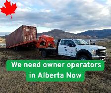 We are looking for owner operators- We need Seacan Haulers