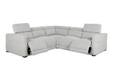 NEW Sectional Reclining Couch, Adjustable Headrest, USB Ports