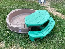 Step 2 Kids Summertime Sandbox Picnic Table