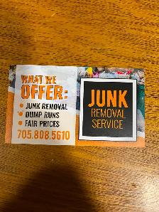 Junk removal service