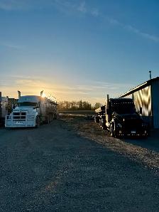 class one tanker side dump driver